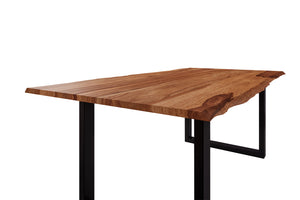 #teakfarben #200x100 #u-gestellschwarz