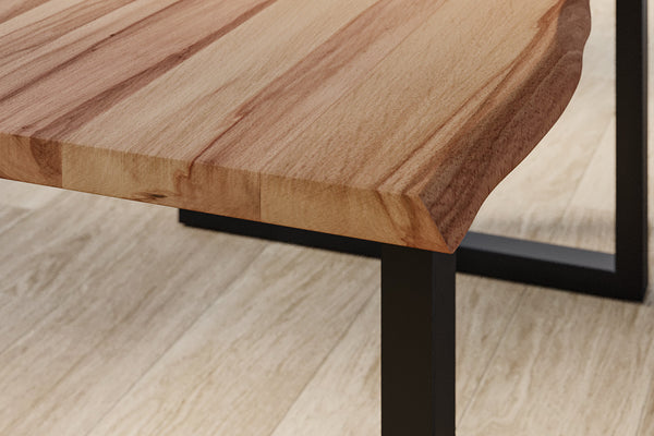 #wildbuchenaturfarben #160x85 #u-gestellschwarz