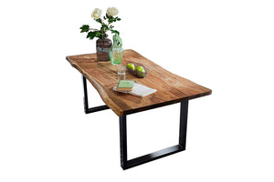 #nussbaumfarben #220x100 #u-gestellschwarz