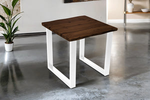 #nussbaumfarben #80x80 #u-gestellweiß