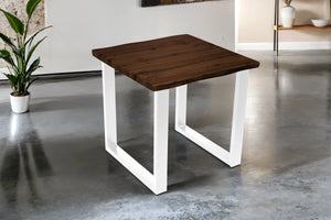 #nussbaumfarben #80x80 #u-gestellweiß