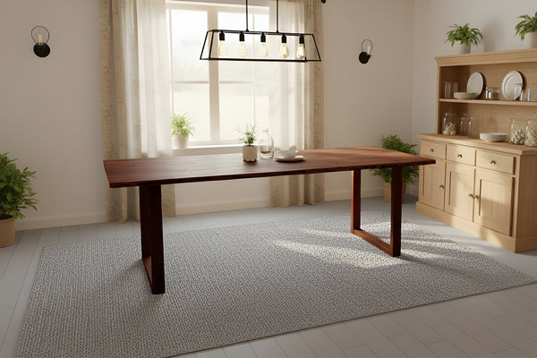 #nussbaumfarben #200x100 #u-holzgestellnussbaum