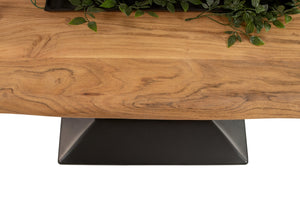 #akazienaturfarben #100x60 #säulen-gestellschwarz