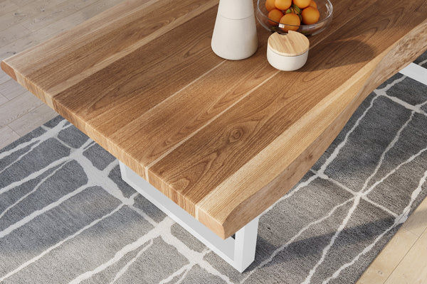 #naturfarben #220x110 #u-gestellweiß