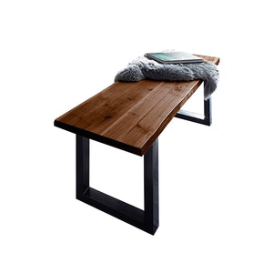 #nussbaumfarben #180x90 #u-gestellschwarz