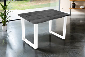 #graufarben #140x80 #u-gestellweiß