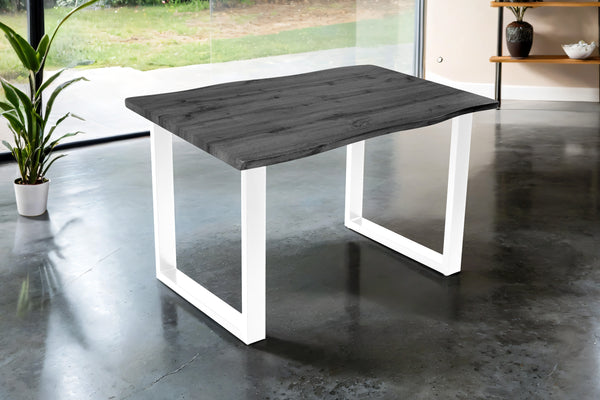 #graufarben #140x80 #u-gestellweiß