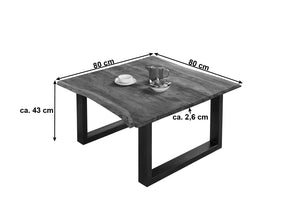 #nussbaumfarben #80x80 #u-gestellschwarz