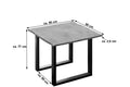 #stonefarben #90x90 #u-gestellschwarz