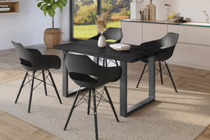 #holzgrau-optik #160x85 #u-gestellschwarz