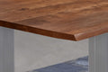 #nussbaumfarben #80x80 #u-gestellsilber