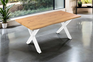 #wildeichenfarben #180x90 #x-gestellweiß