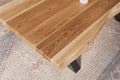#akazienaturfarben #240x100 #x-gestellschwarz