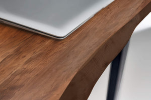 #nussbaumfarben #80x80 #u-gestellschwarz