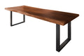 #akazienussbaumfarben #240x100 #u-gestellschwarz