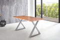 #naturfarben #180x90 #x-gestellsilber