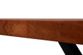 #nussbaumfarben #160(260)x90 #x-gestellschwarz