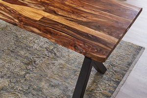 #sheeshamnaturfarbenlackiert #260x100 #x-gestellschwarz