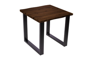 #nussbaumfarben #80x80 #u-gestellschwarz