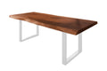 #nussbaumfarben #220x110 #u-gestellweiß