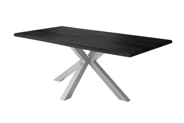 #holzgrau-optik #220x100 #spider-gestellsilber