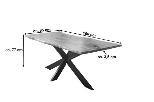 #naturfarben #160x85 #spider-gestellschwarz