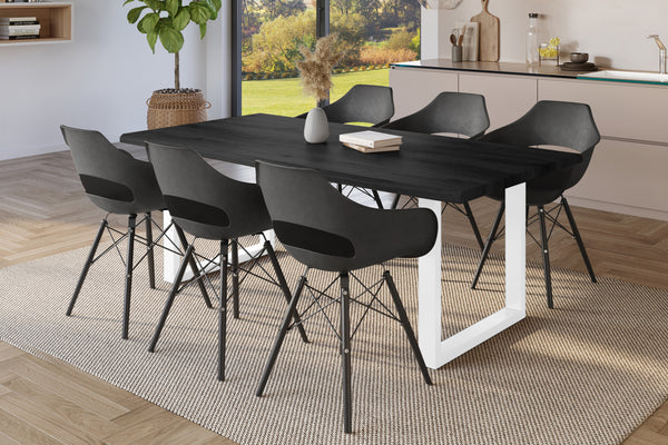 #holzgrau-optik #180x90 #u-gestellweiß