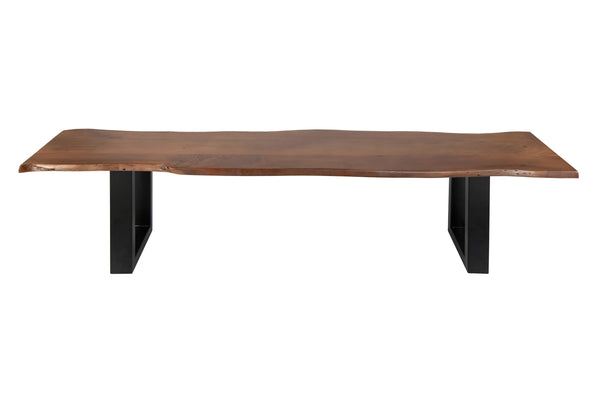 #nussbaumfarben #180cm #u-gestellschwarz