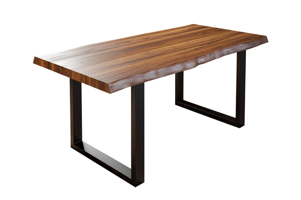 #nussbaumfarben #240x100 #u-gestellschwarz