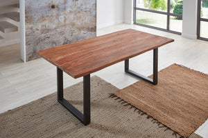 #sheeshamteakfarben #160x85 #u-gestellschwarz
