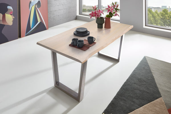 #grau-sandgestrahlt #180x90 #v-gestellsilber