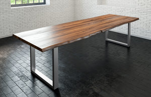 #nussbaumfarben #280x100 #u-gestellsilber