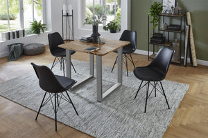 #naturfarben #80x80 #u-gestellsilber