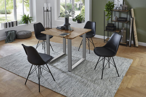 #naturfarben #80x80 #u-gestellsilber