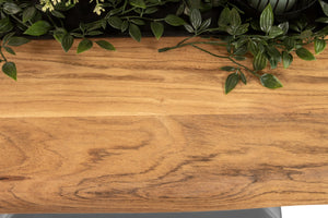 #akazienaturfarben #100x60 #säulen-gestellsilber