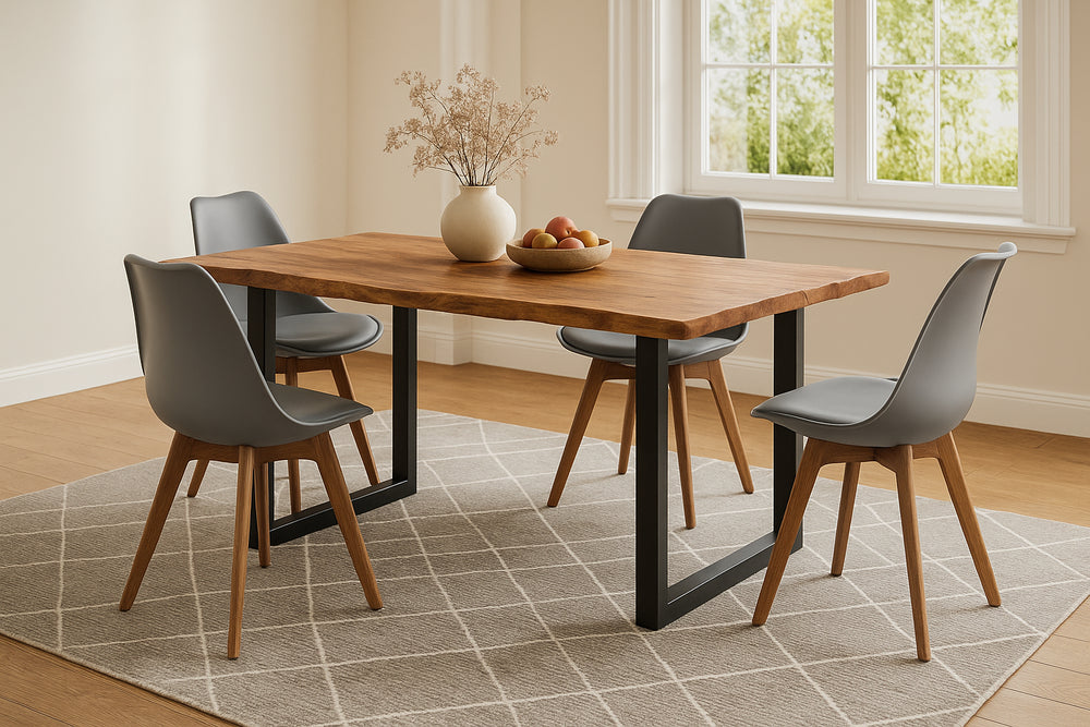 #naturfarben #120x80 #schalenstuhlgrau