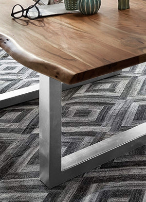 #nussbaumfarben #u-gestellsilber