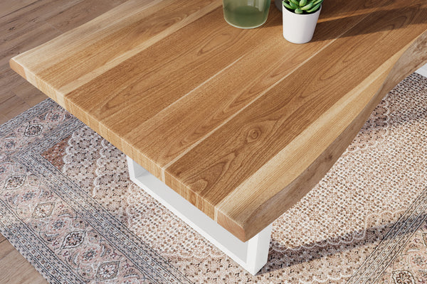 #akazienaturfarben #300x100 #u-gestellweiß