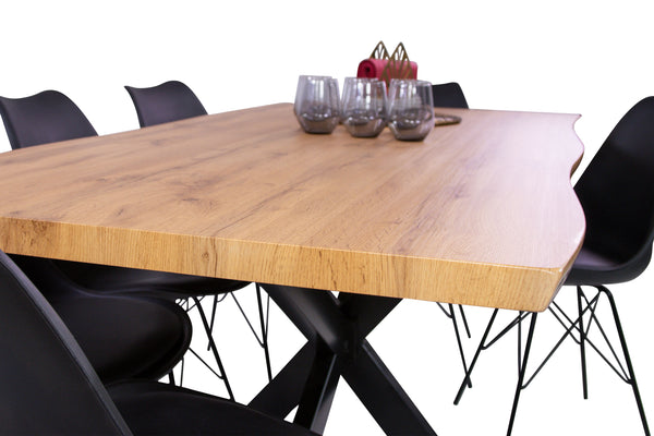 #wildeichenfarben #180x90 #spider-gestellschwarz