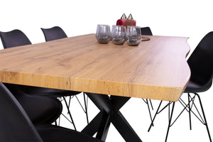 #wildeichenfarben #180x90 #spider-gestellschwarz