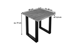 #stonefarben #80x80 #u-gestellschwarz
