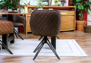 #dunkelbraun #metallgestellschwarz