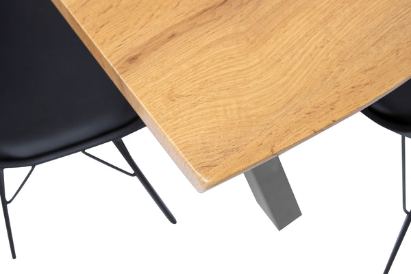 #wildeichenfarben #180x90 #x-gestellsilber