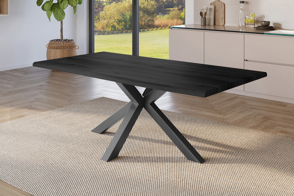 #holzgrau-optik #180x90 #spider-gestellschwarz