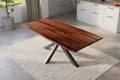 #nussbaumfarben #240x100 #spider-gestellschwarz