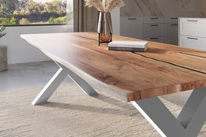 #naturfarben #300x100 #x-gestellsilber