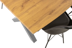 #wildeichenfarben #240x100 #x-gestellsilber