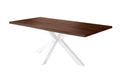 #holznussbaum-optik #180x90 #spider-gestellweiß
