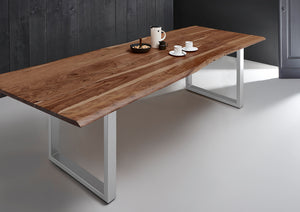 #nussbaumfarben #320x100 #u-gestellsilber