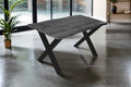 #graufarben #140x80 #x-gestellschwarz